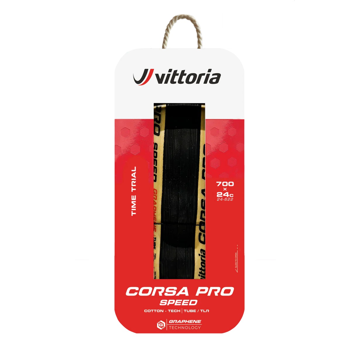 Vittoria Corsa Pro Speed 1C Graphene TLR Tubless black/para 700x26