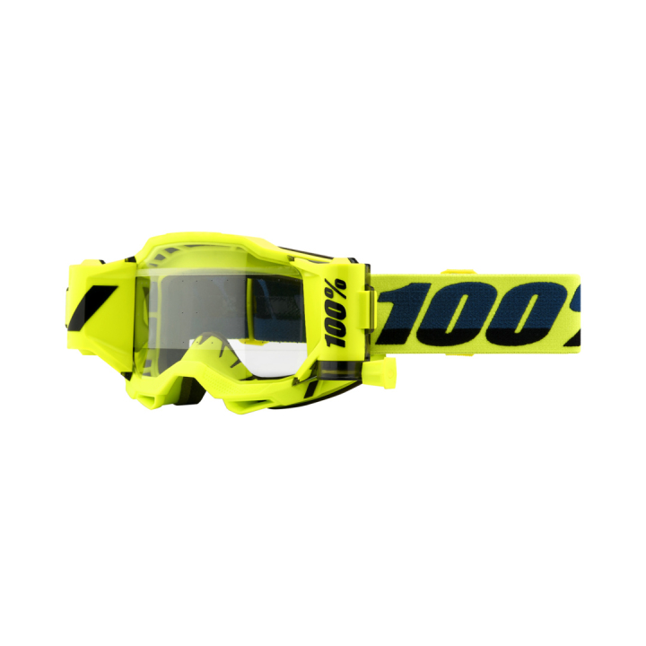 100% Accuri 2 Forecast fluo yellow Goggles