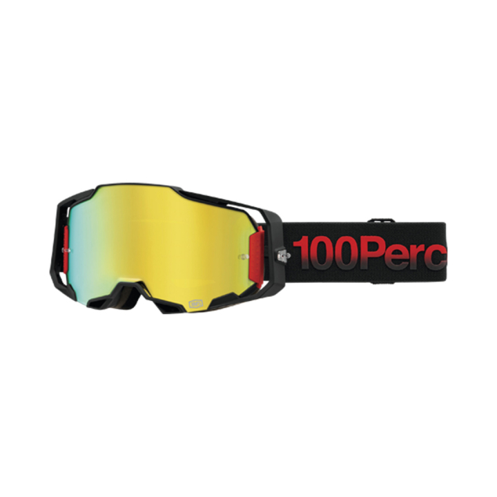 100% Armega Tzar Mirror Gold Goggles