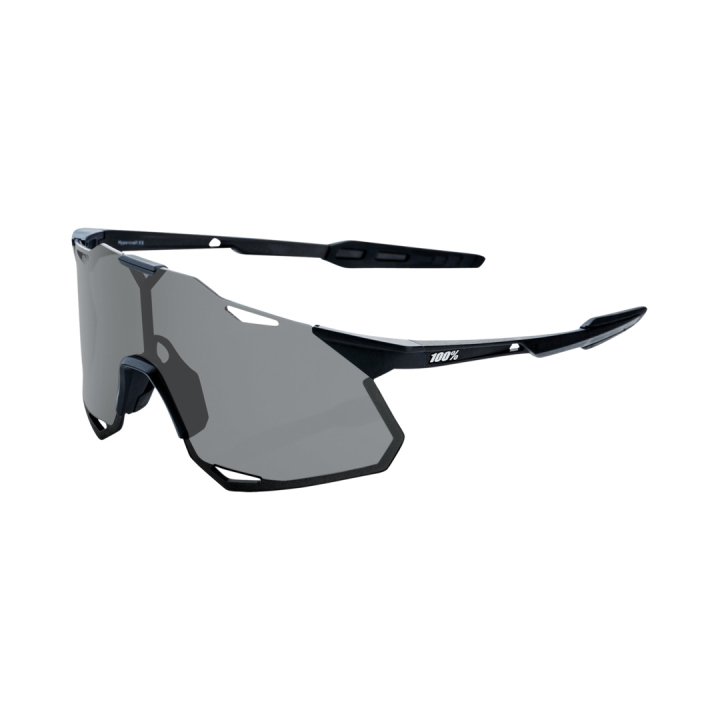 100% Hypercraft XS Matte Black-Smoke Brille