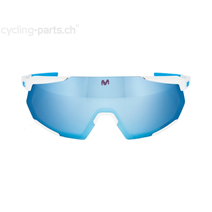 100% Racetrap 3.0 Movistar Team White-HiPER Blue Brille