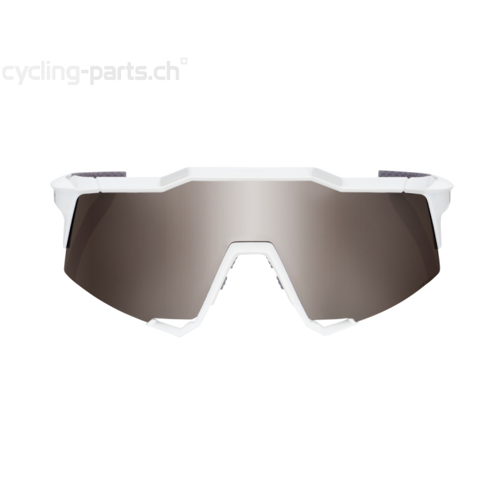 100% Speedcraft matte white Brille