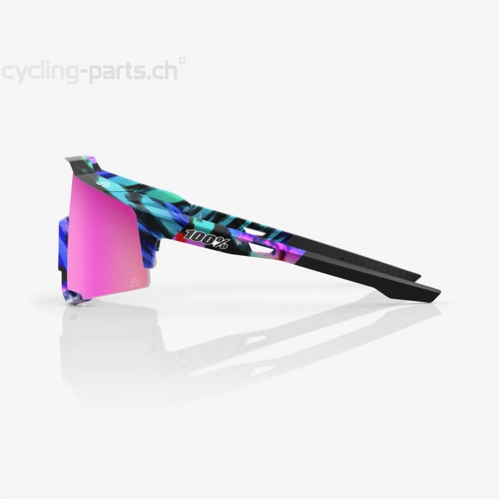 100% Speedcraft Peter Sagan LE Soft Tact Tie Dye -Purple Multilayer Brille