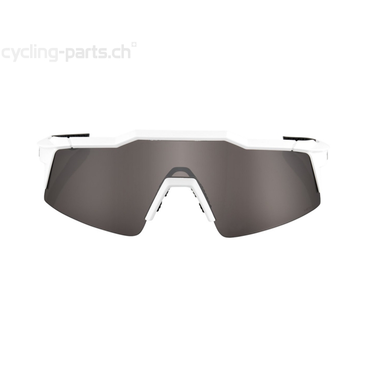 100% Speedcraft SL Matte White-HiPER silver Brille