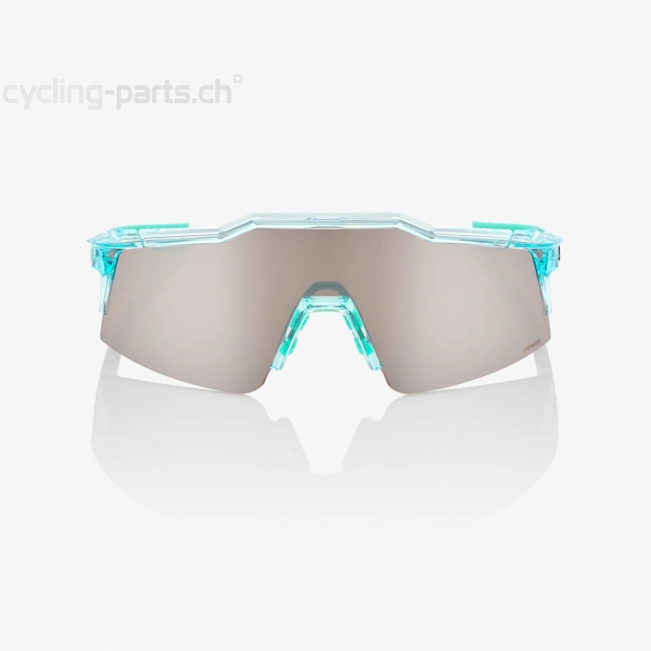 100% Speedcraft SL Polished Translucent Mint-HiPER silver Brille