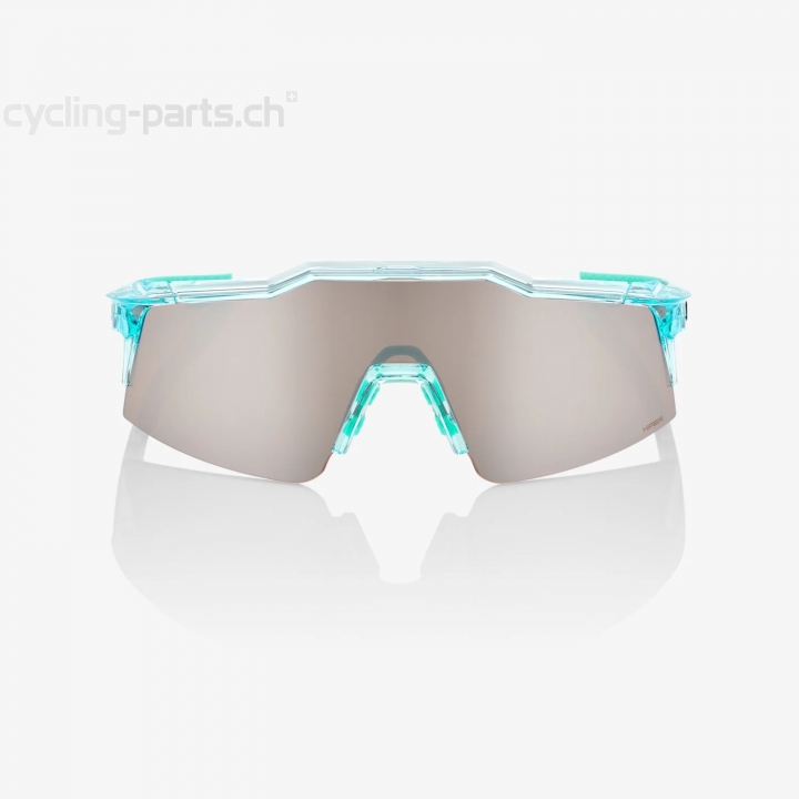 100% Speedcraft SL Polished Translucent Mint-HiPER silver Brille