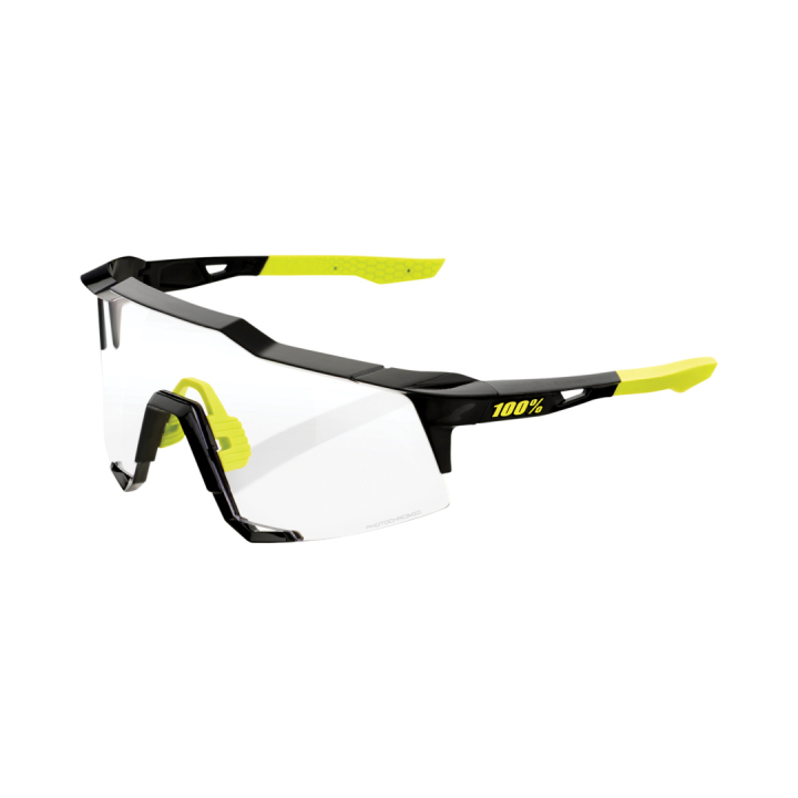 100% Speedcraft Tall Gloss Black-Photochromic Brille