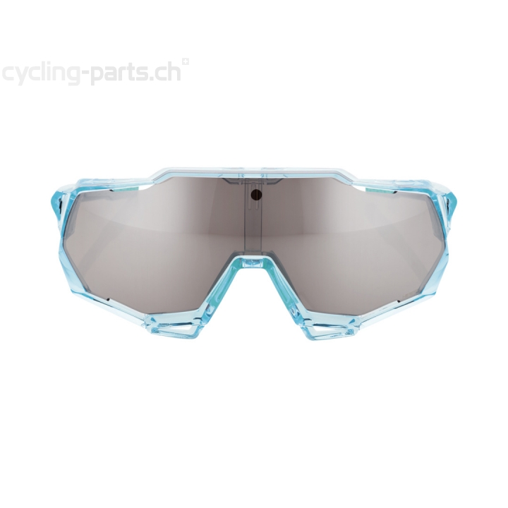 100% Speedtrap Polished Translucent Mint-HiPER Silver Brille