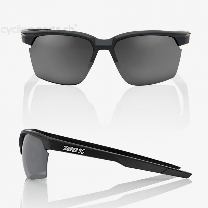 100% Sportcoupe soft tact black Brille