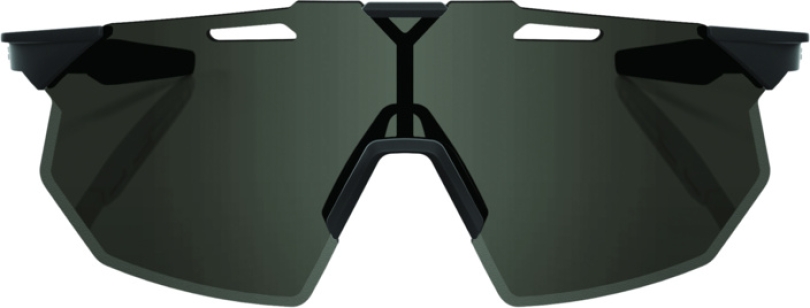 100% HYPERCRAFT SQ Matte Black - Smoke Brille