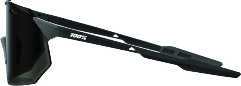 100% HYPERCRAFT SQ Matte Black - Smoke Brille