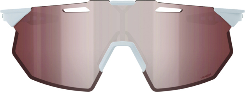 100% HYPERCRAFT SQ Matte Stone Grey - HiPER Crimson Silver Brille