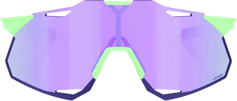 100% Hypercraft XS Soft Tact Mint - HiPER Lavender Mirror Brille