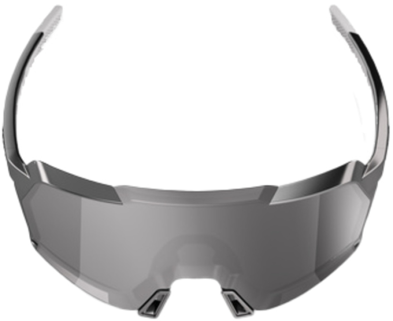 100% KORBIN Gloss Black Chrome - HiPER Silver Mirror Brille