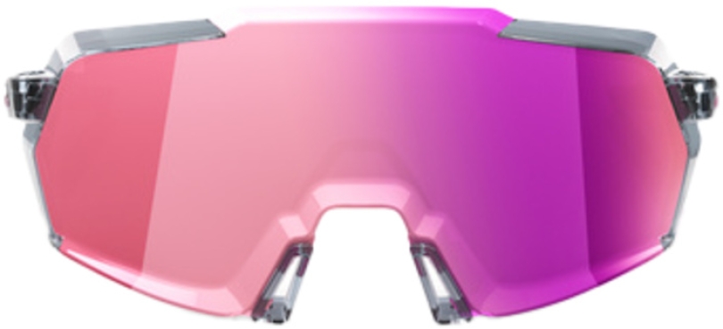 100% KORBIN Polished Translucent Grey - Purple Multilayer Brille