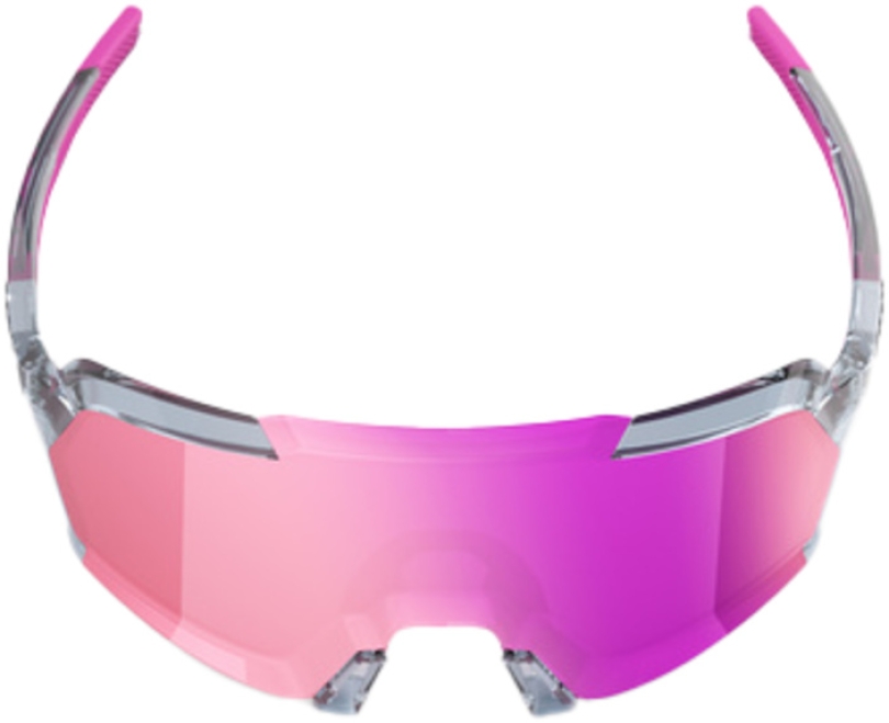 100% KORBIN Polished Translucent Grey - Purple Multilayer Brille