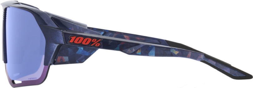 100% Norvik Black Holographic - Hiper Blue Multilayer Mirror Brille