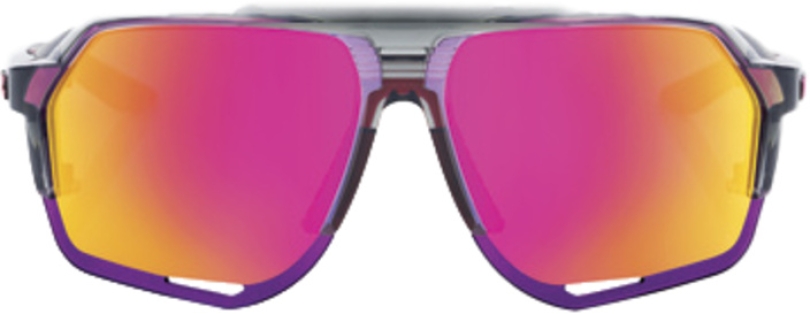 100% Norvik Polished Translucent Grey - Purple Multilayer Brille