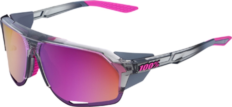 100% Norvik Polished Translucent Grey - Purple Multilayer Brille