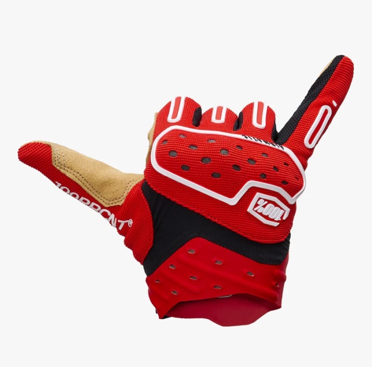 100% Airmatic 2 red/black Handschuhe