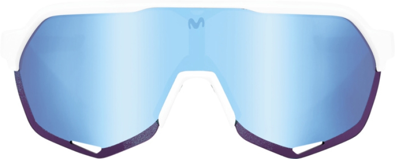 100% S2 Movistar Team White - HiPER Blue Mulitlayer Brille