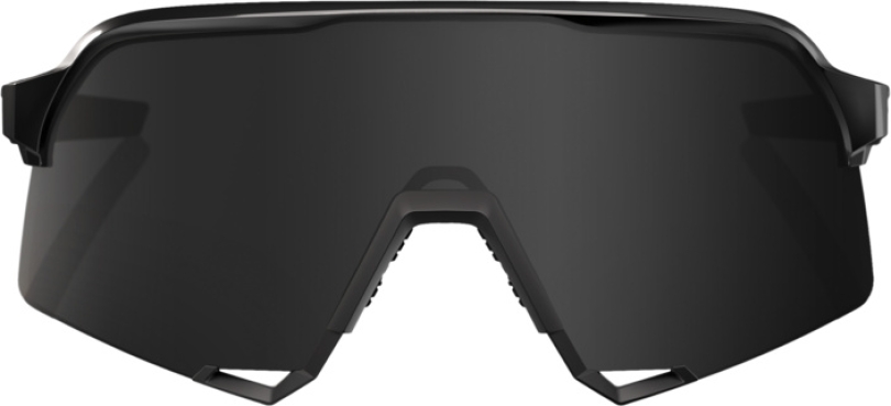 100% S3 Gloss Black Matte Black - Black Mirror Brille