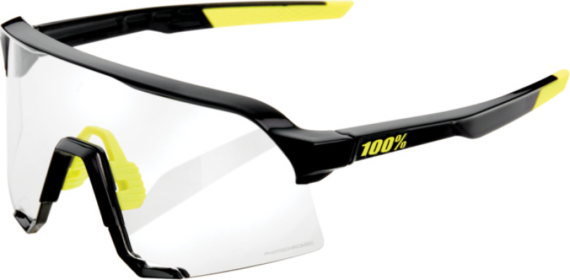 100% S3 Gloss Black - Photochromic Brille