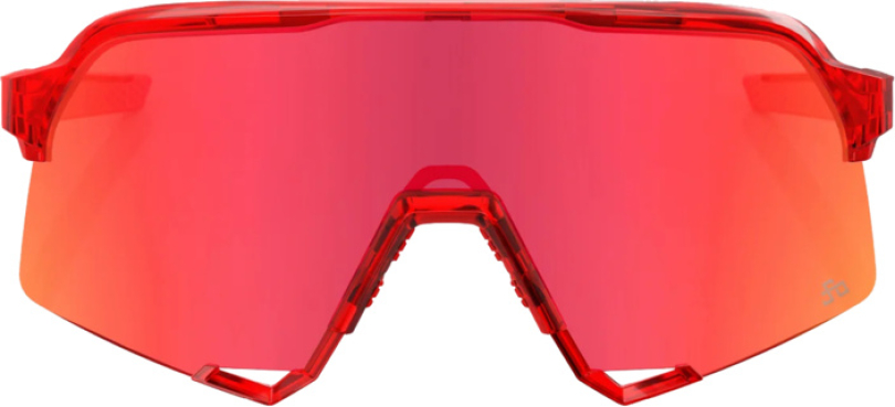 100% S3 Gloss Translucent Red - Hiper Red Mirror Brille
