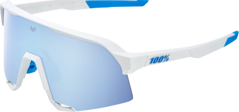 100% S3 Movistar Team White-HiPER Blue Brille