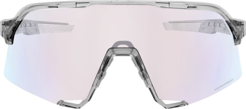 100% S3 Polished Translucent Grey - Rose Gold Photochromic Brille