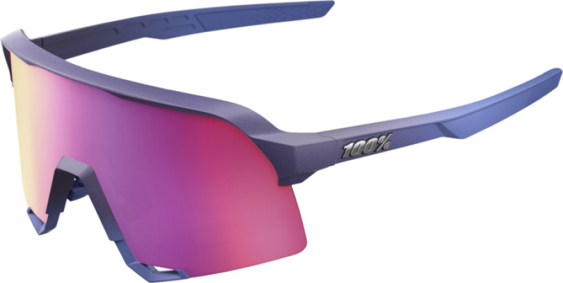 100% S3 Satin Storm Metallic - Purple Mirror Brille