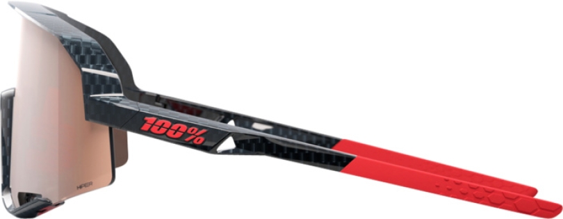 100% Slendale Gloss Crabon Fiber - HiPPER Crimson Silver Brille