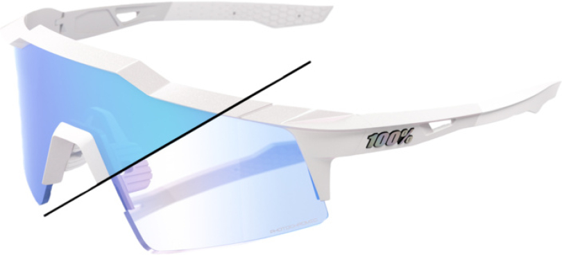 100% SPEEDCRAFT SL LE - Bastille - Blue Mirror Photochromic Brille