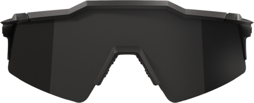 100% Speedcraft SL Matte Black Gloss Black - Black Mirror Brille