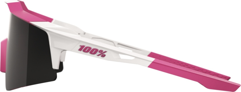 100% Speedcraft SL Puddy Pink White - Smoke Brille