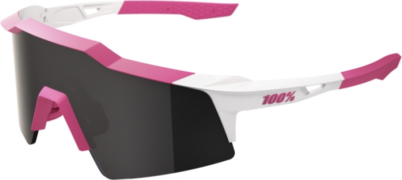 100% Speedcraft SL Puddy Pink White - Smoke Brille