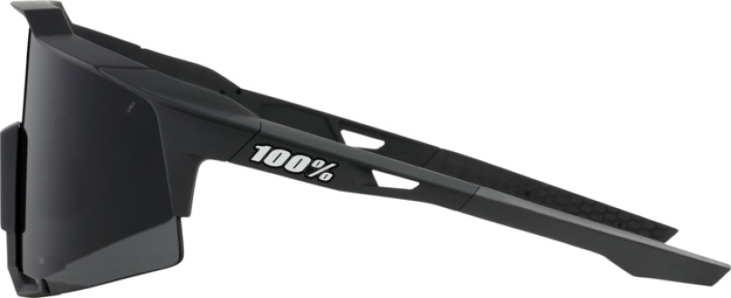 100% Speedcraft Tall Soft Tact Black - Smoke Brille