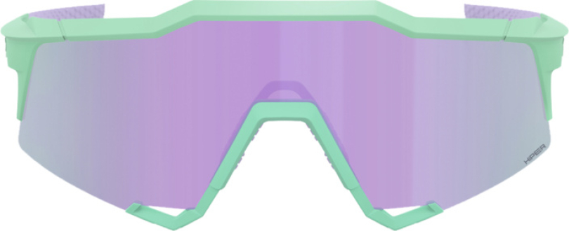 100% Speedcraft Tall Soft Tact Mint - HiPER Lavender Lens Brille