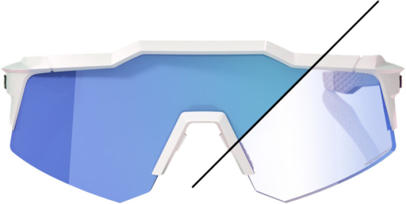 100% SPEEDCRAFT XS LE Bastille - Blue Mirror Photochromic Brille