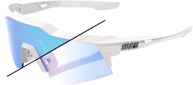 100% SPEEDCRAFT XS LE Bastille - Blue Mirror Photochromic Brille