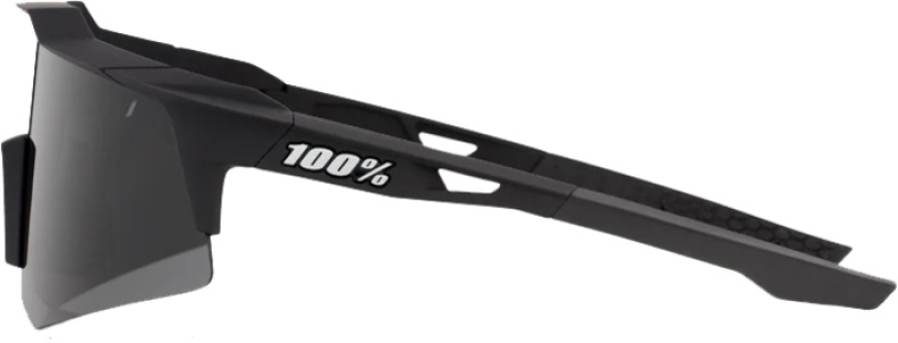 100% Speedcraft XS Soft Tact Black - Smoke Brille