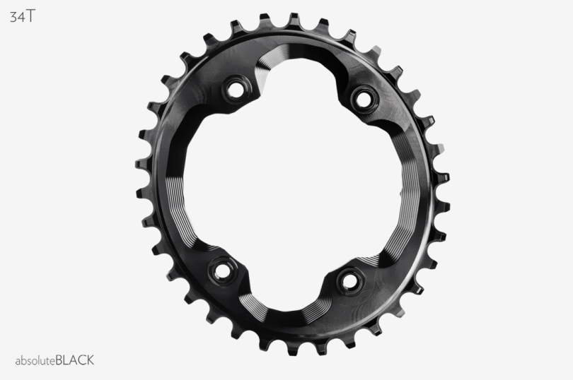 absolute Black Oval Shimano XTR M9000/9020 34 Zähne black Kettenblatt