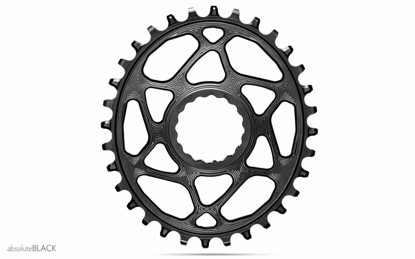 absolute Black Race Face Oval Boost Cinch 32 Zähne black Shimano HG 12fach Kettenblatt