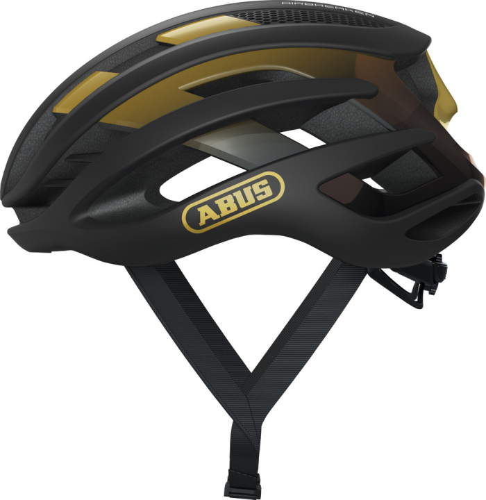 Abus AirBraker black gold S 51-55 cm Helm