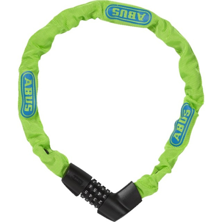 Abus Tresor 1385 Code Kettenschloss 75cm neon green