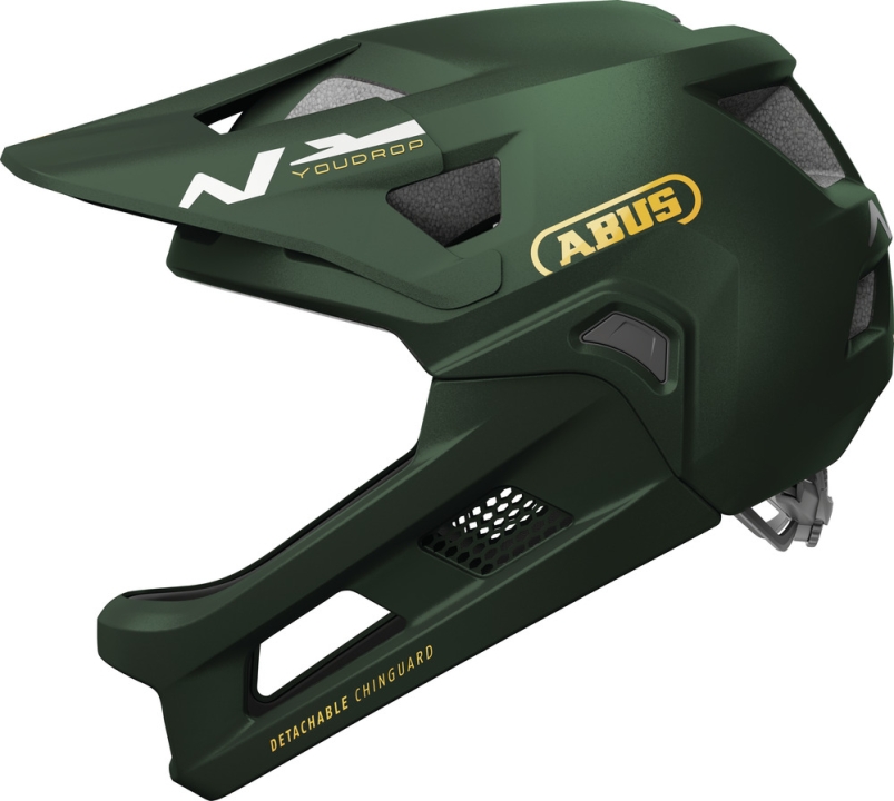 Abus YouDrop FF moos green S 48 - 55 cm Helm