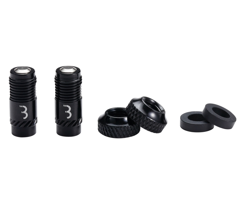 BBB Presta CoreCap black Ventilkappen - Set
