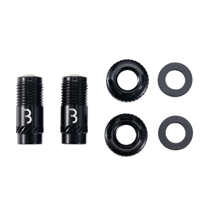 BBB Presta CoreCap black Ventilkappen - Set