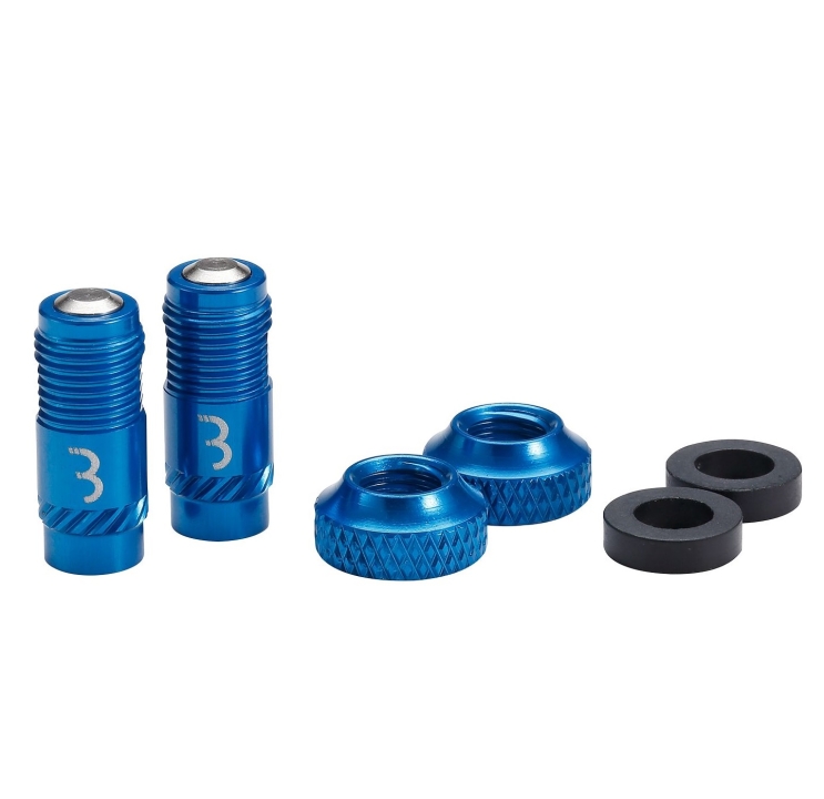 BBB Presta CoreCap blue Ventilkappen - Set