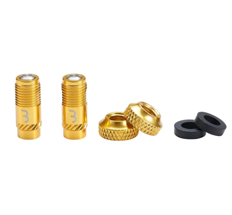 BBB Presta CoreCap gold Ventilkappen - Set